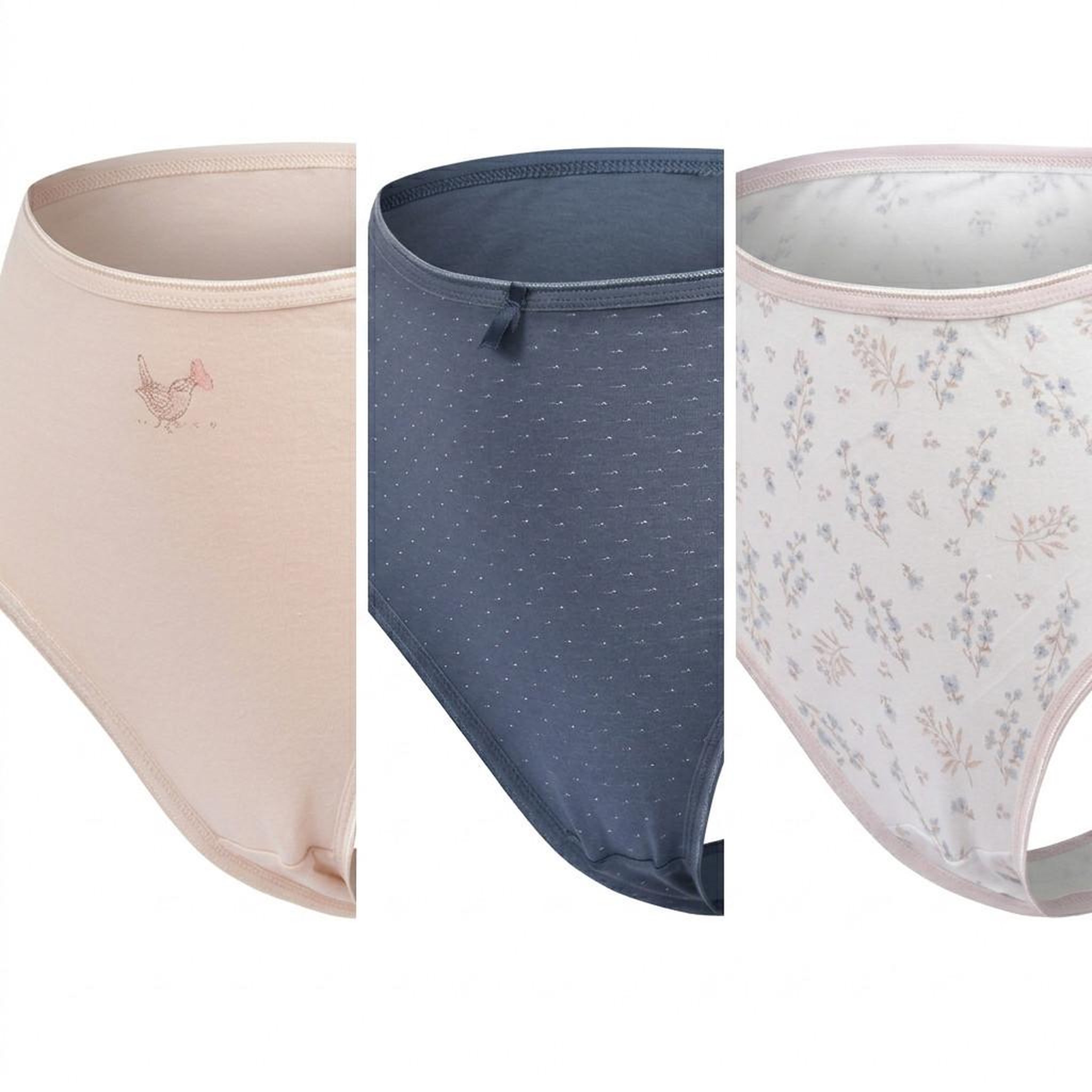 Voir la diapositive 5 : OZABI OZABI Pack de Culottes Femme Taille Haute Coton – Lot de 6