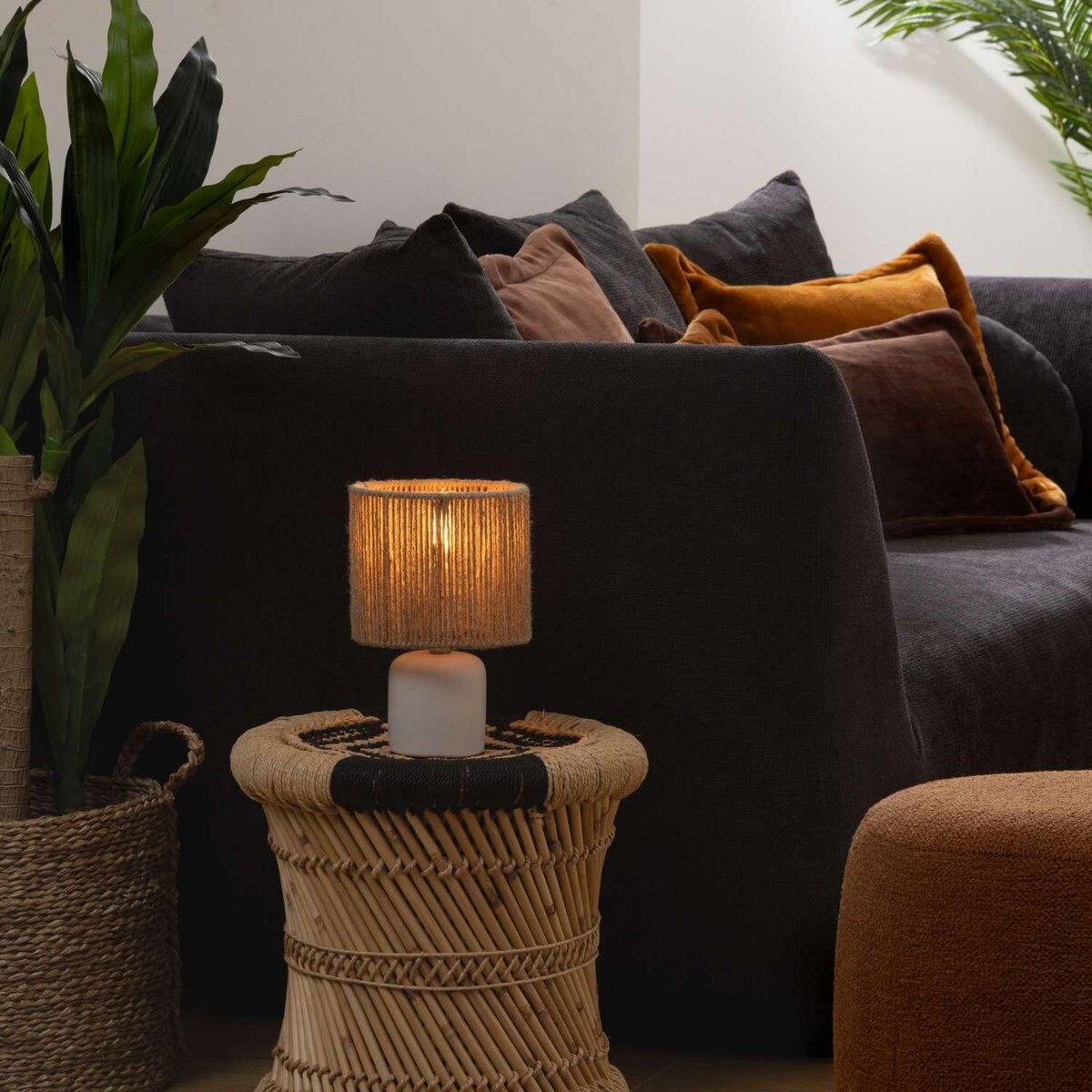 ATMOSPHERA Lampe cylindre en céramique