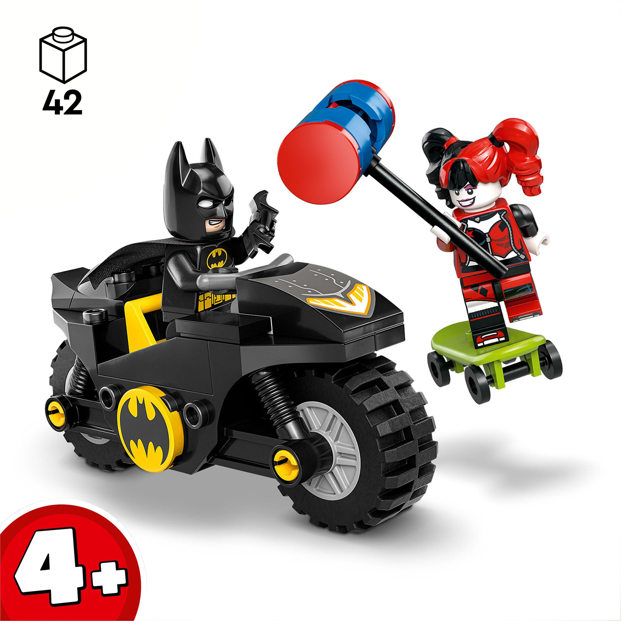 Voir la diapositive 4 : LEGO DC Comics Super Heroes 76200 Batman vs Harley Queen