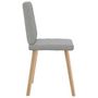 Voir la diapositive 5 : VIDAXL Chaises a manger lot de 2 gris nuage tissu