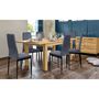 Voir la diapositive 6 : Lot de 6 chaises en velours JUNE