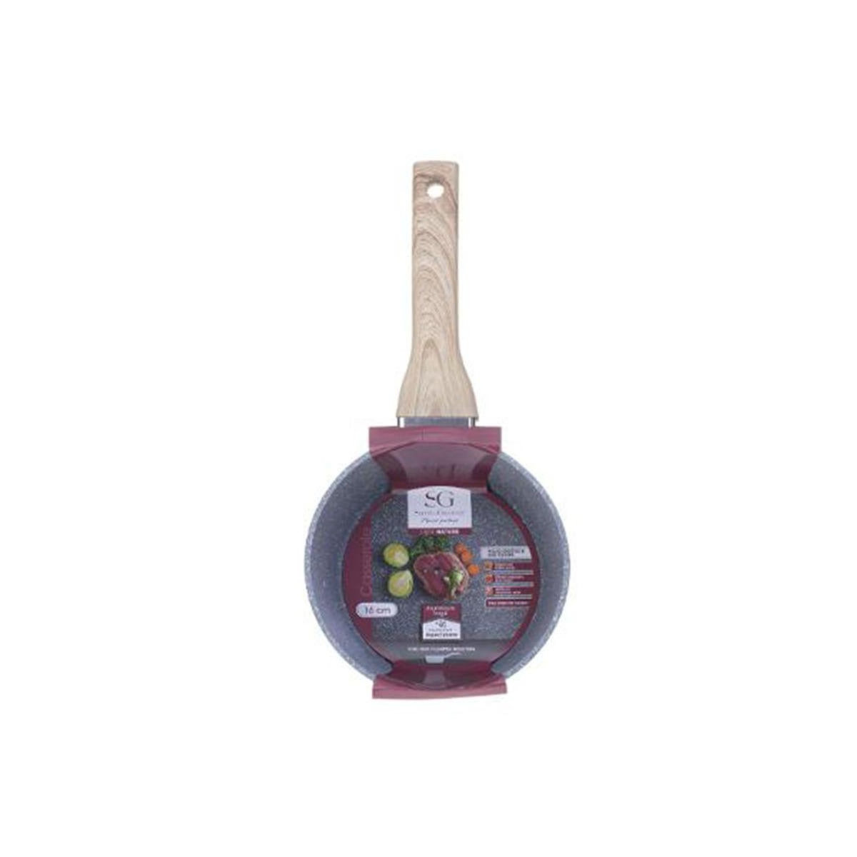 FIVE Casserole en Aluminium  Nature  16cm Gris