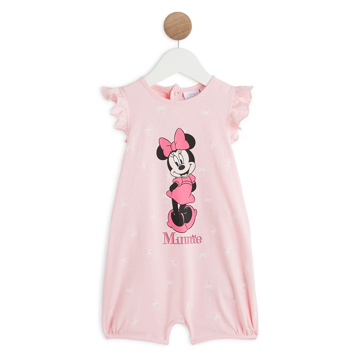 INEXTENSO Combinaison courte jersey rose bébé fille