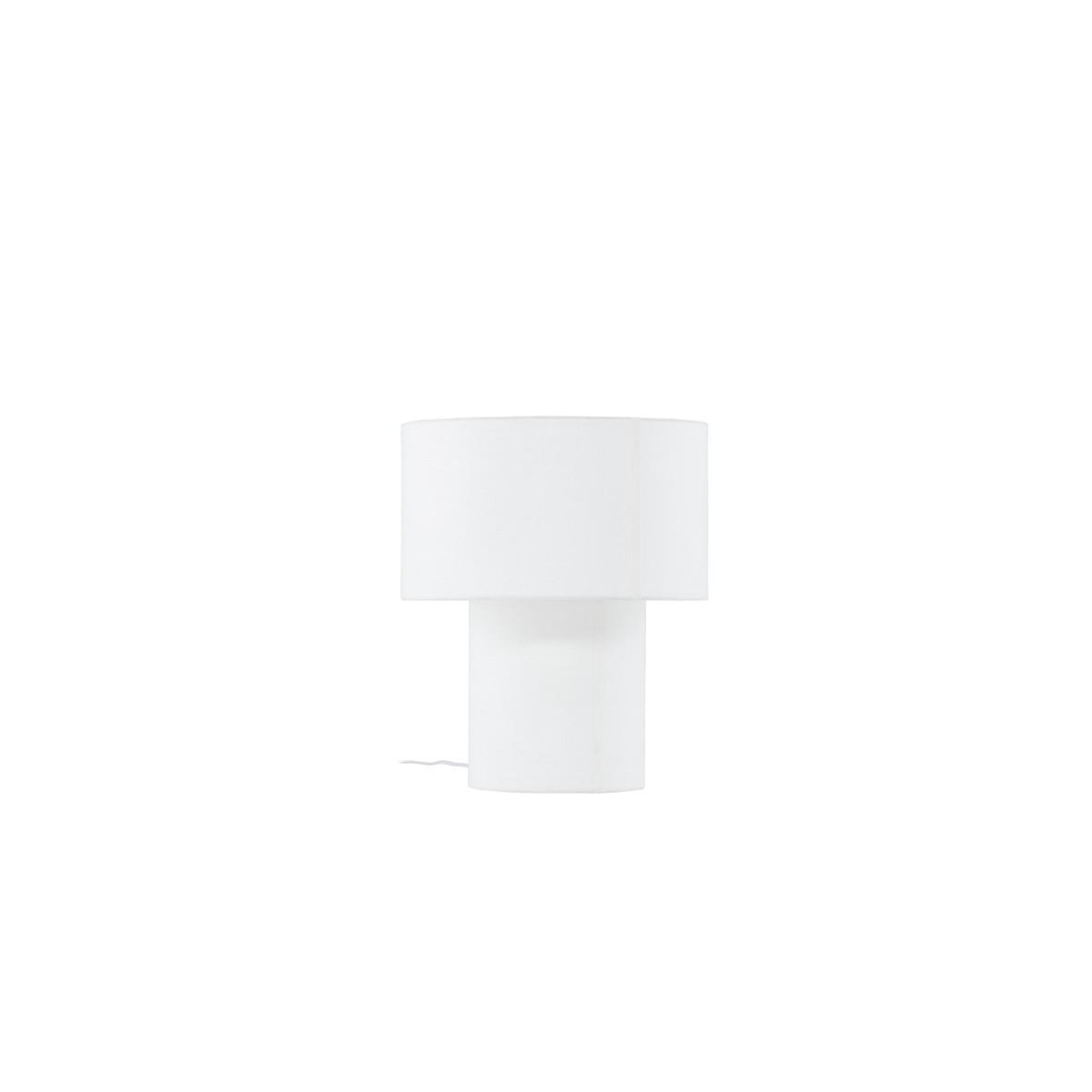 Voir la diapositive 2 : Paris Prix Lampe à poser déco  globia  40cm blanc