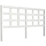 Voir la diapositive 2 : VIDAXL Tete de lit blanc 165,5x4x100 cm bois massif de pin