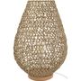 Voir la diapositive 2 : ATMOSPHERA Lampe à poser tressée en bois Eté Indien - H. 55 cm - Beige