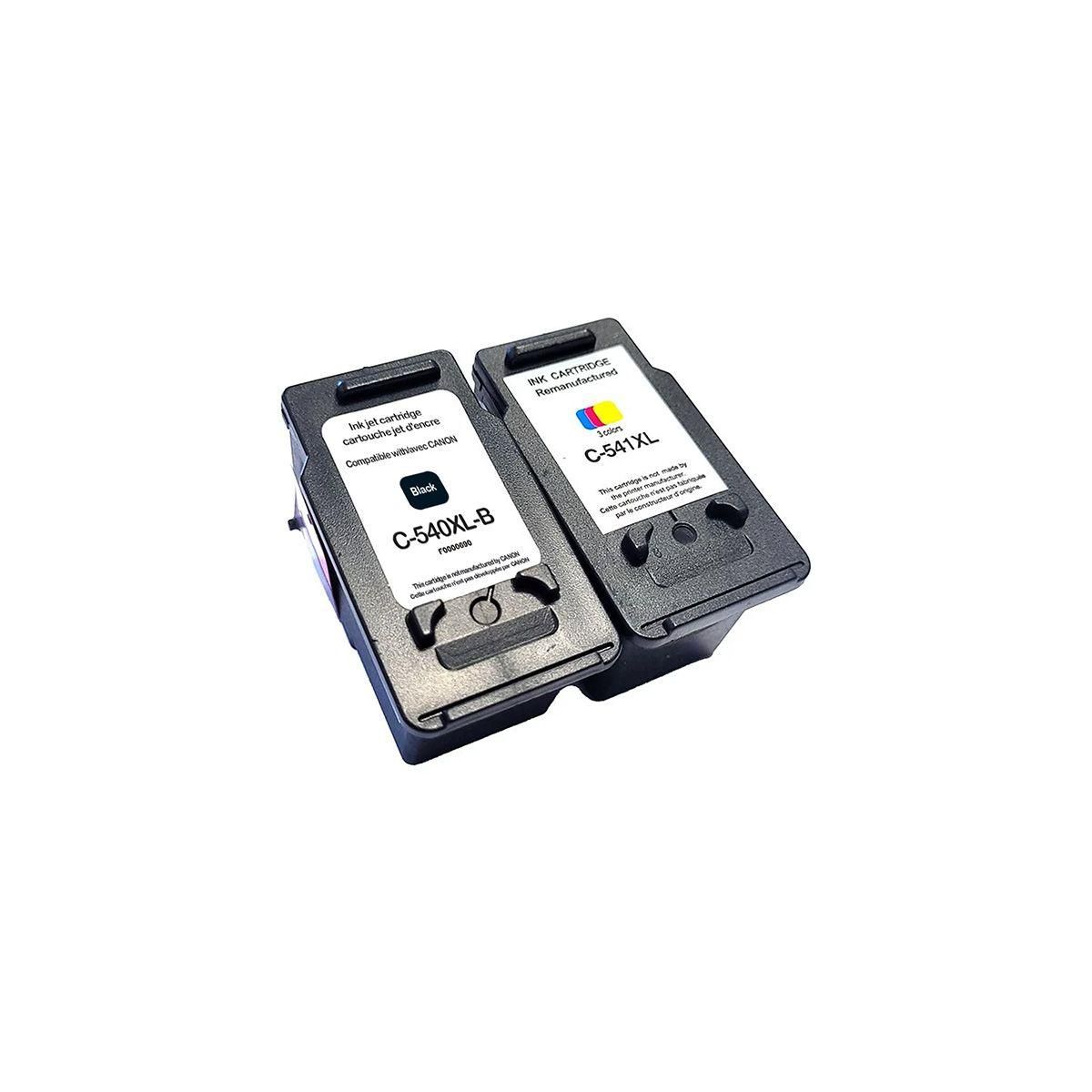 ESSENTIEL B Cartouche d'encre Pack Compatible C540/C541 XL (Noir + 3 Couleurs Haute Capacité)