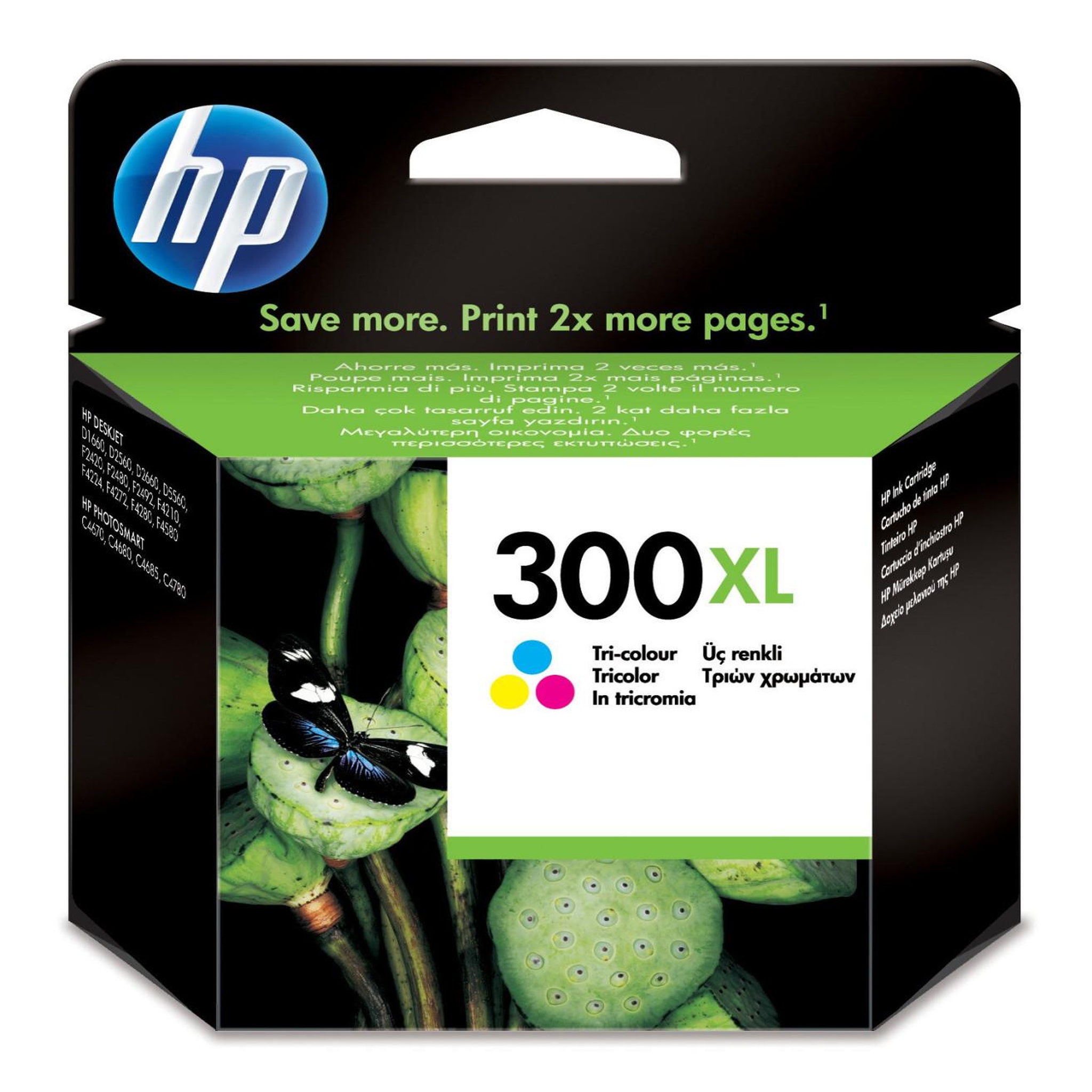 Voir la diapositive 2 : HP HP 300XL cartouche d'encre trois couleurs grande capacité authentique