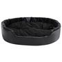 Voir la diapositive 5 : VIDAXL Lit pour chiens Noir 99x89x21 cm Peluche et similicuir