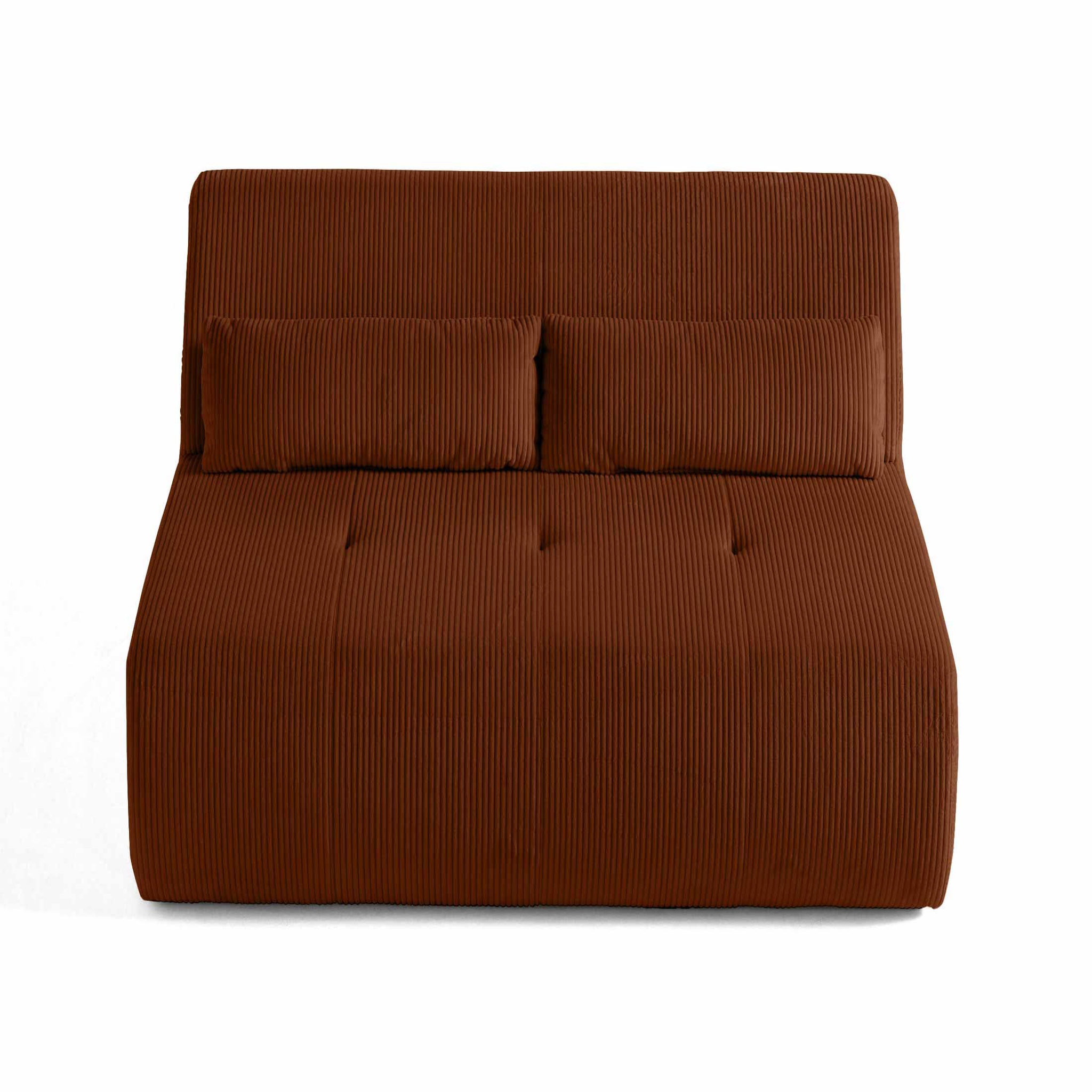 Voir la diapositive 6 : LISA DESIGN Onyx - canapé droit 2 places - en velours côtelé