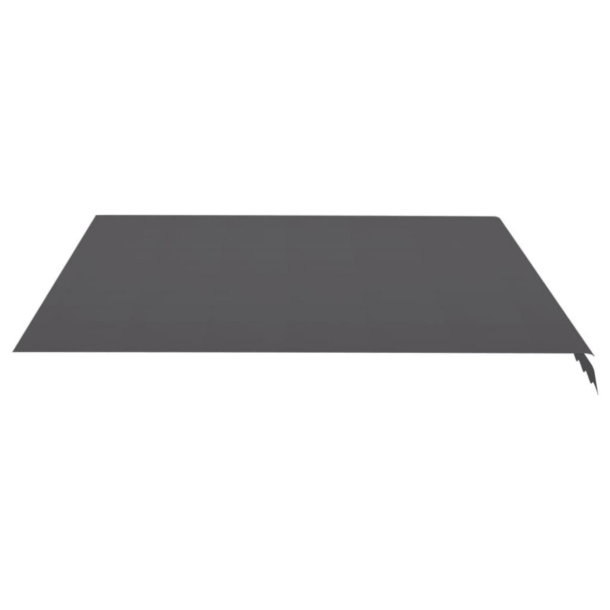 VIDAXL Tissu de remplacement pour auvent Anthracite 4x3,5 m