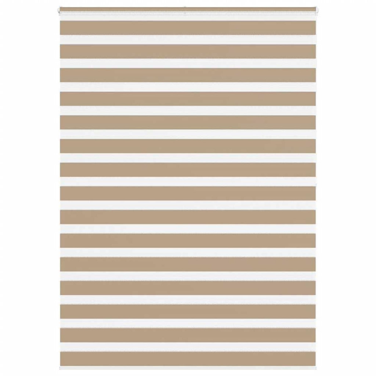 VIDAXL Store zebre marron sable largeur du tissu 150,9 cm polyester