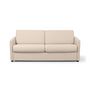 Voir la diapositive 4 : Canapé convertible 140 cm  système couchage express 3 places en tissu Gris clair ALICE 