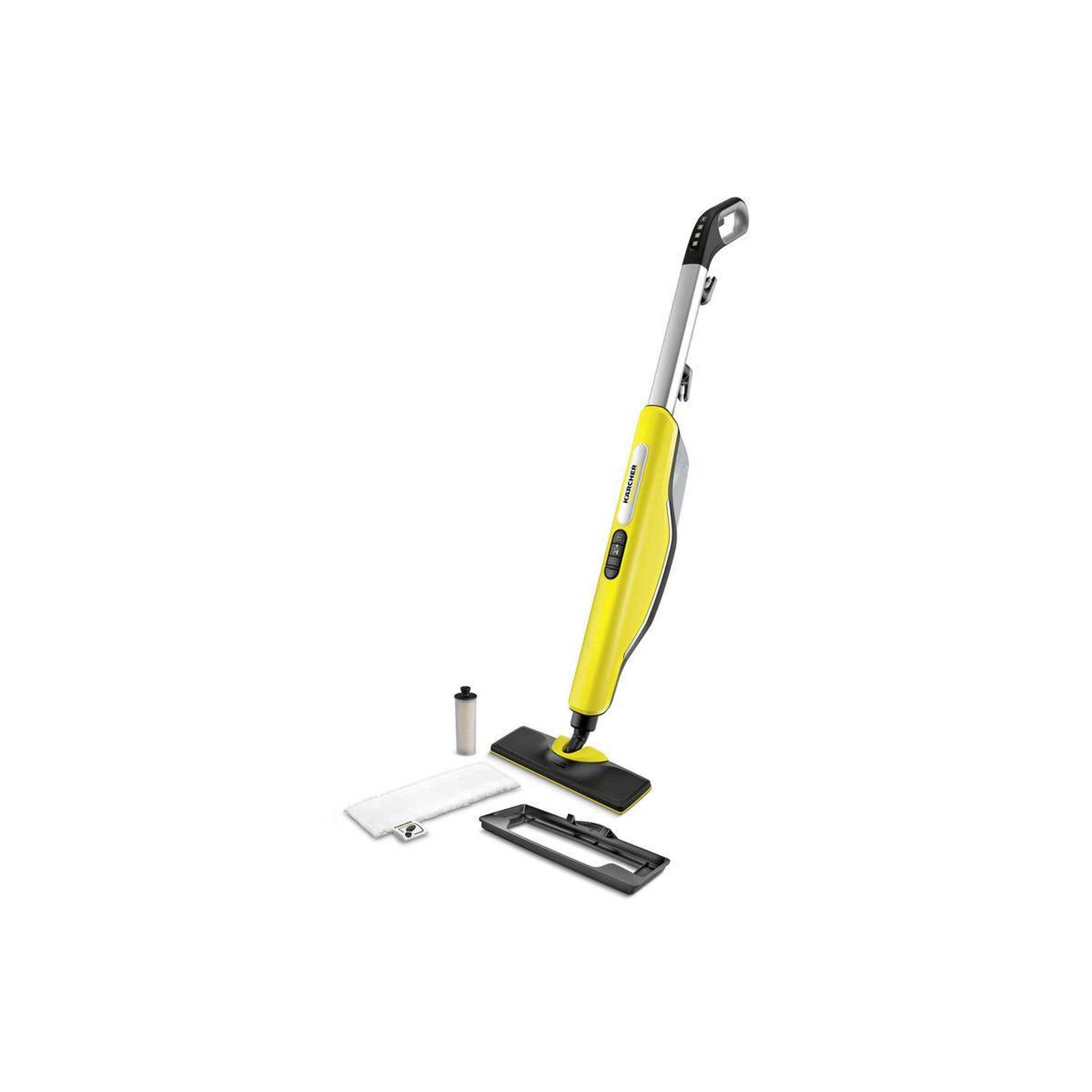 Voir la diapositive 1 : KARCHER Kärcher sc 3 upright easyfix nettoyeur vapeur balai 0,5 l 1600 w noir, gris, jaune