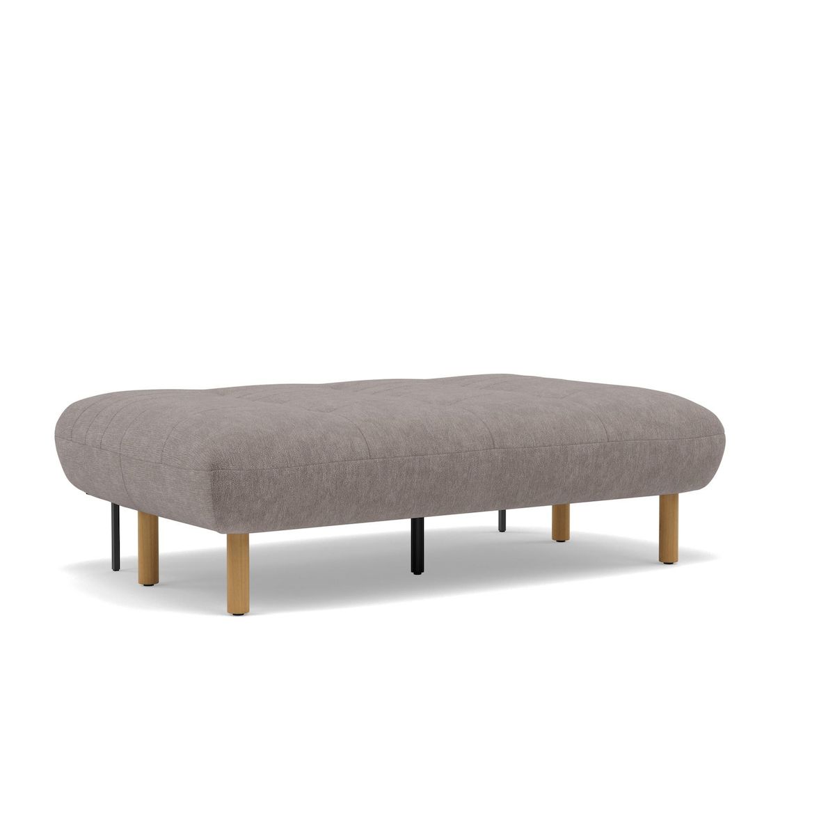 BEST MOBILIER Soan - banquette 2 places convertible clic-clac en velours texturé