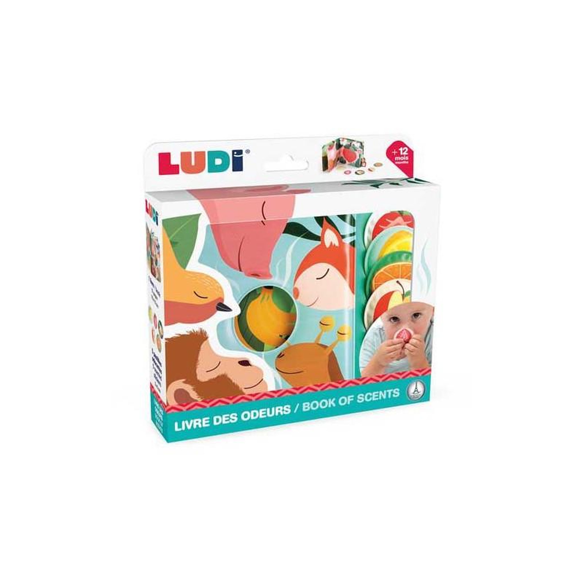 LUDI Jeu d éveil Ludi Livre des Odeurs Fruits