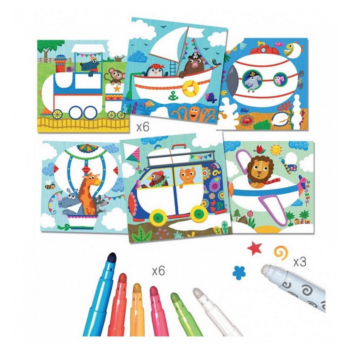 CREALIGN Coloriage Magique Exploracolo