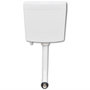 Voir la diapositive 2 : VIDAXL Reservoir de wc avec entree d'eau inferieure 3/6 L blanc