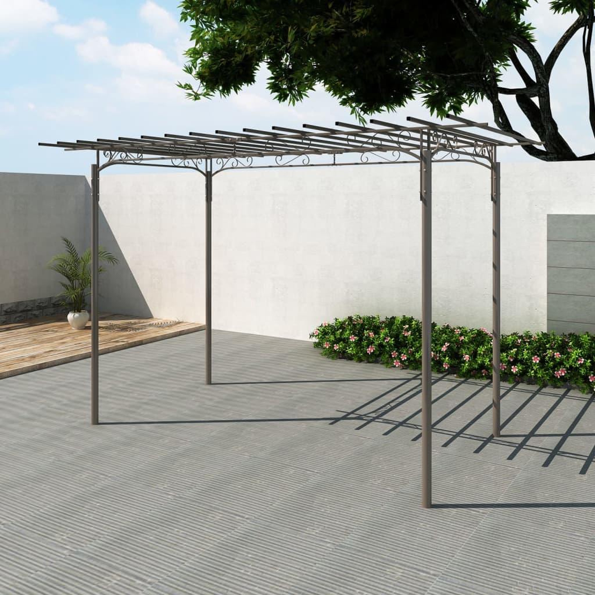 VIDAXL Voute de jardin de decoration pour rosiers