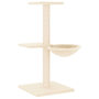 Voir la diapositive 2 : VIDAXL Arbre a chat avec griffoirs en sisal creme 72 cm