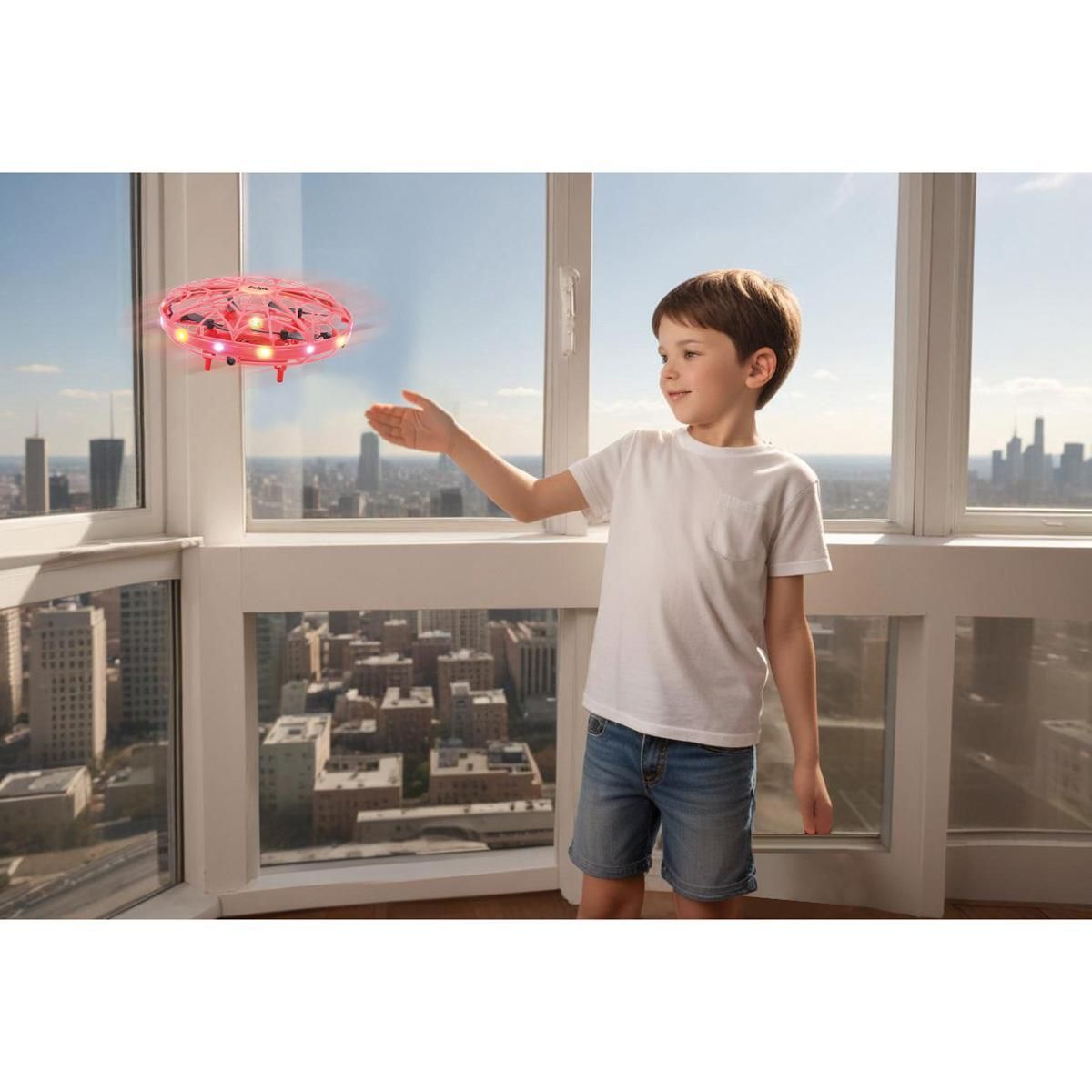 Lexibook Mini drone à contrôle gestuel, Mains libres, Rechargeable