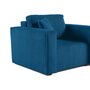 Voir la diapositive 4 : BEST MOBILIER Topaze - fauteuil - en velours côtelé