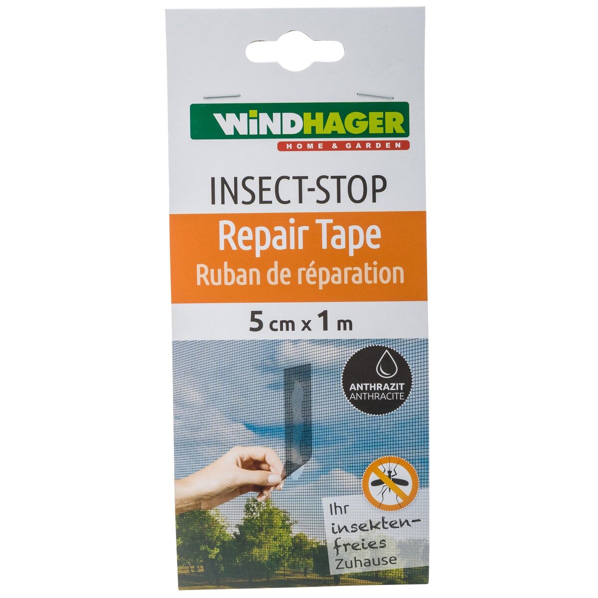 Windhager Ruban de réparation en fibre de verre pour moustiquaire