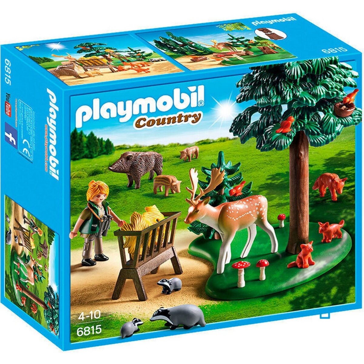 PLAYMOBIL 6815 - Garde forestière avec animaux