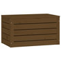 Voir la diapositive 5 : VIDAXL Boîte de rangement Marron miel 59,5x36,5x33 cm Bois massif pin
