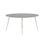 Voir la diapositive 4 : Paris Prix Table de Jardin Ronde  Break  150cm Gris