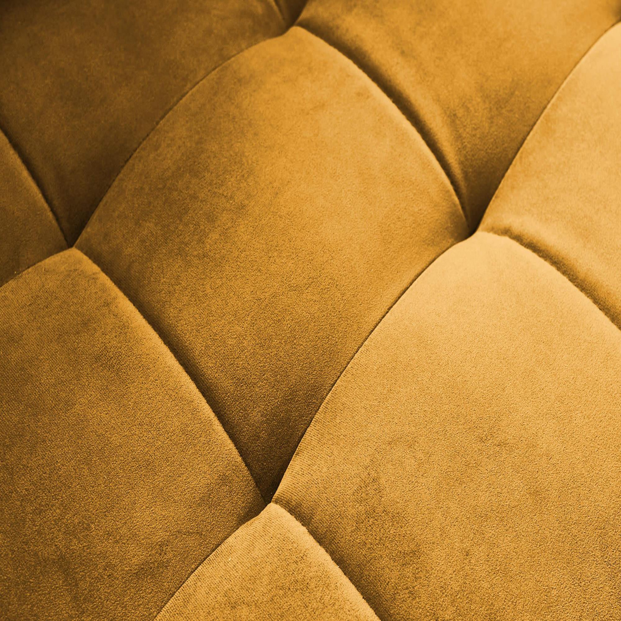 Voir la diapositive 5 : BEST MOBILIER Anna - canapé d'angle droit - 5 places - convertible - en velours