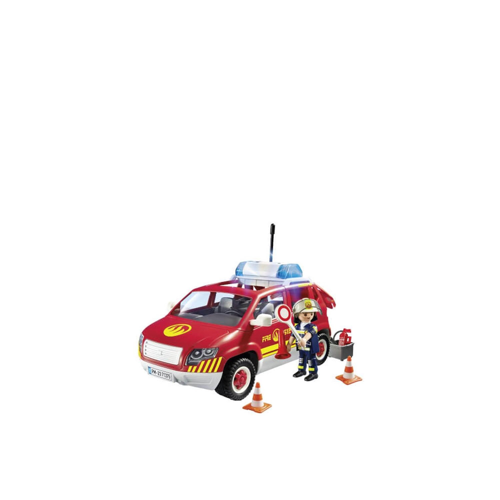 Voir la diapositive 2 : PLAYMOBIL City Action Véhicule de pompiers avec son et lumière