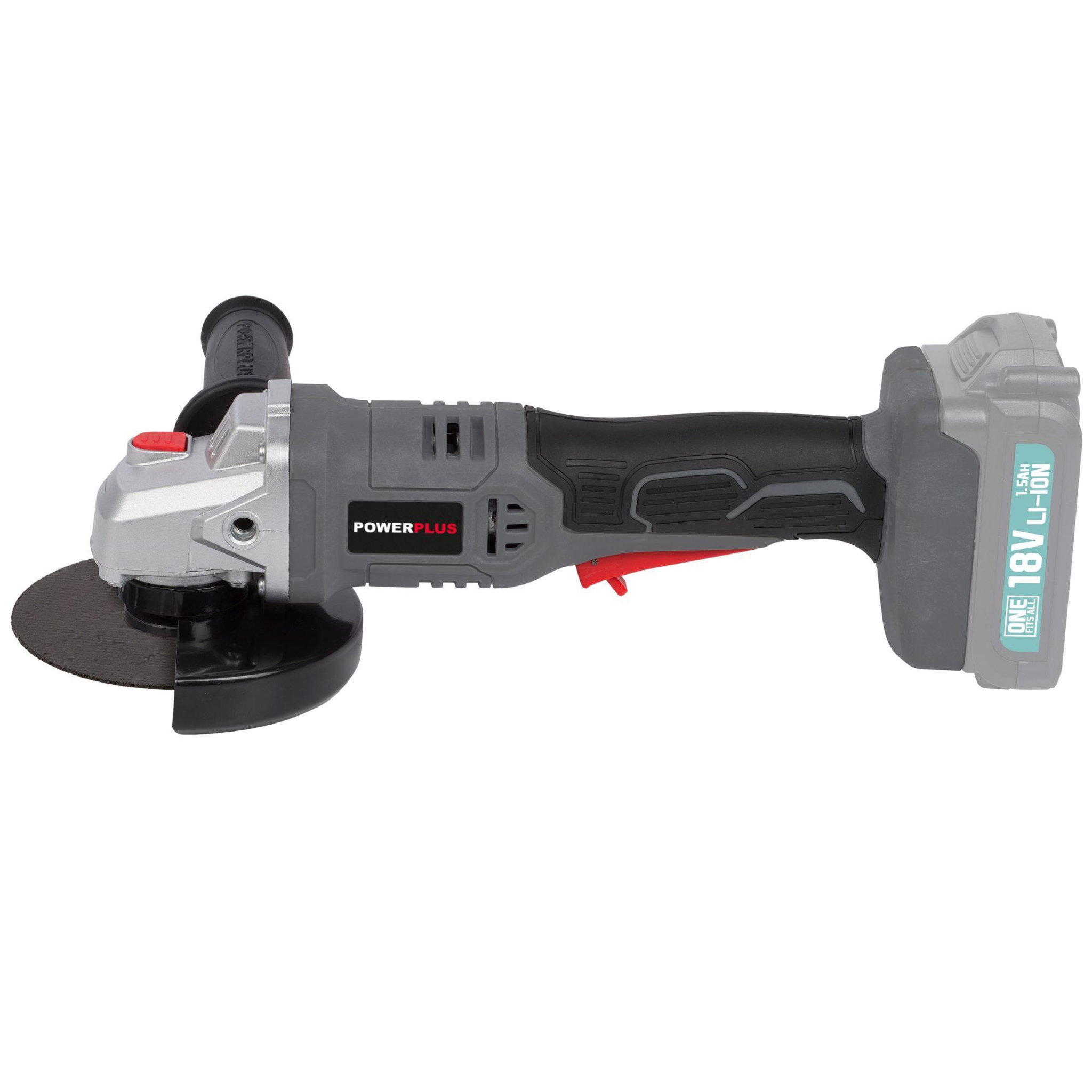 Voir la diapositive 5 : POWERPLUS Meuleuse 115 mm 18v  sans batterie