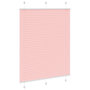 Voir la diapositive 3 : VIDAXL Store plisse rose 110x150 cm largeur du tissu 109,4cm polyester