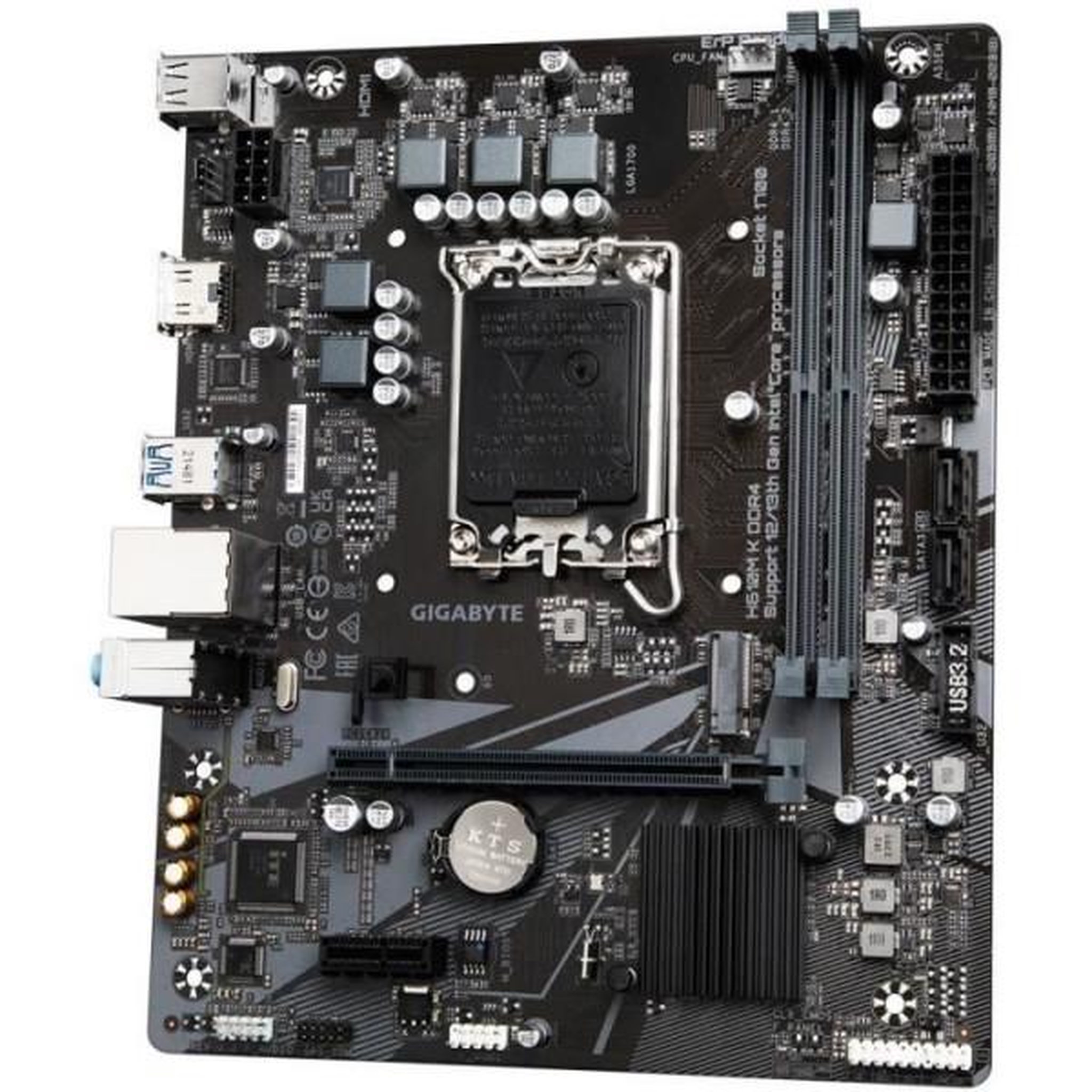 Voir la diapositive 4 : Gigabyte Carte mere - GIGABYTE - H610M K DDR4