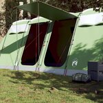 VIDAXL Tente familiale tunnel 10 personnes vert impermeable