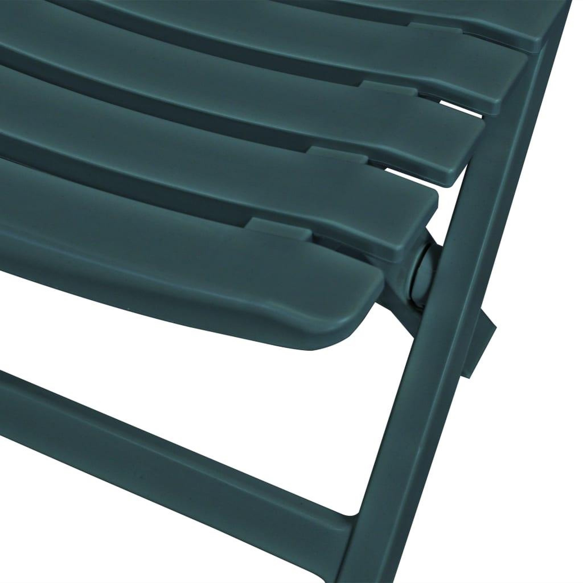 Voir la diapositive 4 : VIDAXL Ensemble de bistro pliable 3 pcs Plastique Vert