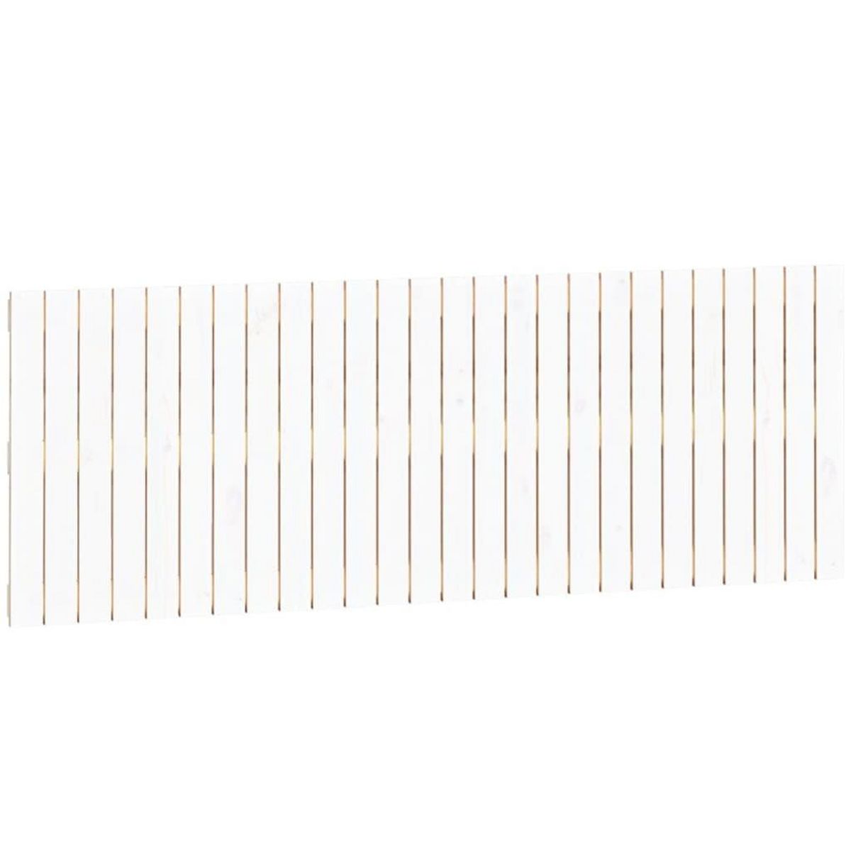 VIDAXL Tete de lit murale Blanc 166x3x60 cm Bois massif de pin