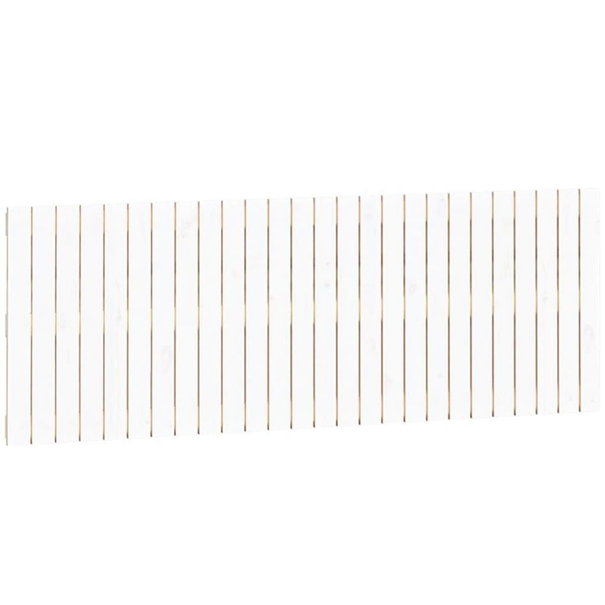 VIDAXL Tete de lit murale Blanc 166x3x60 cm Bois massif de pin