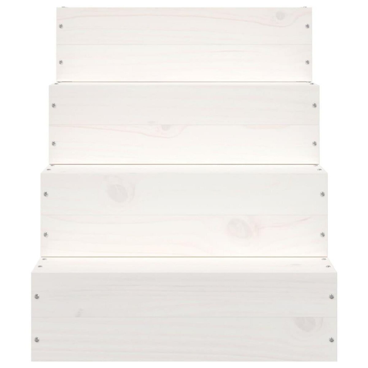 VIDAXL Escalier pour animaux de compagnie Blanc 40x49x47cm Bois de pin