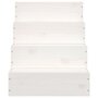 Voir la diapositive 4 : VIDAXL Escalier pour animaux de compagnie Blanc 40x49x47cm Bois de pin