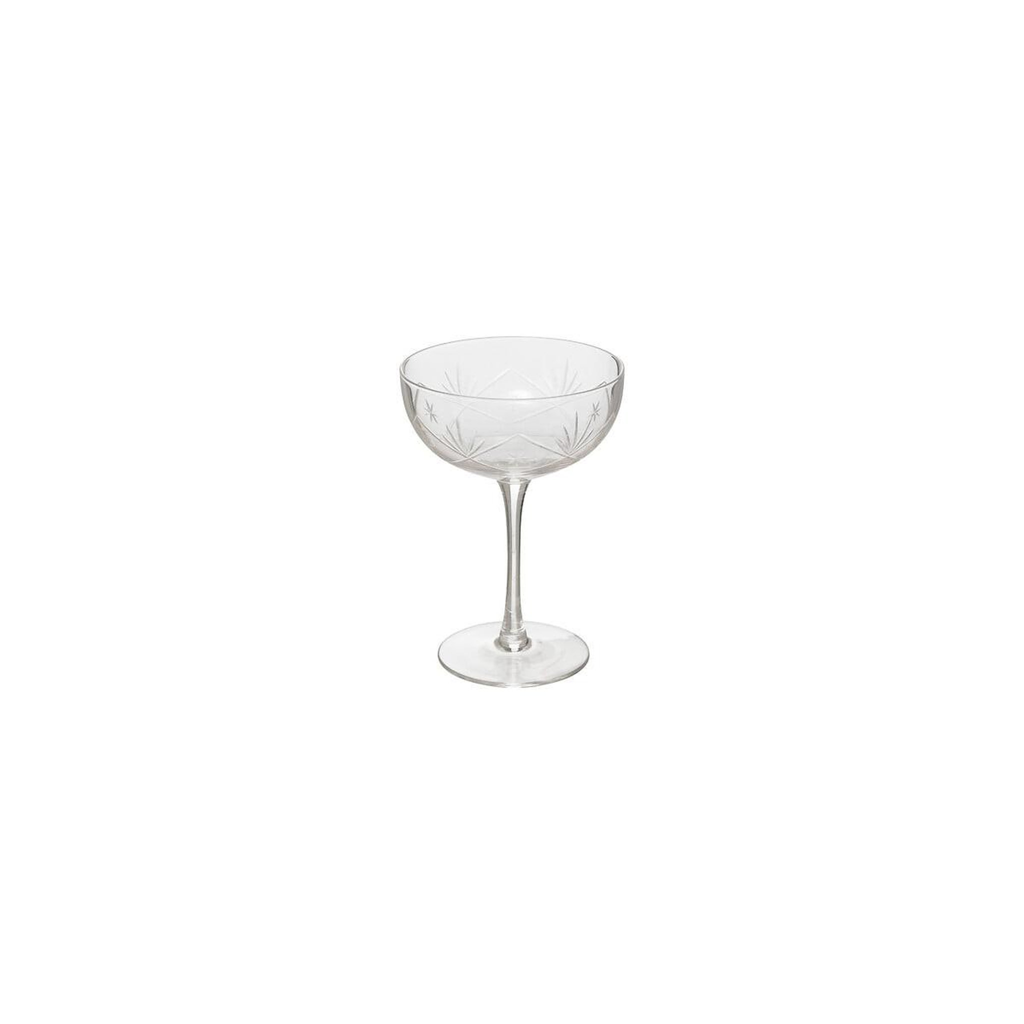 Voir la diapositive 2 : SECRET DE GOURMET Lot de 6 coupes à champagne design  victoria  28cl transparent