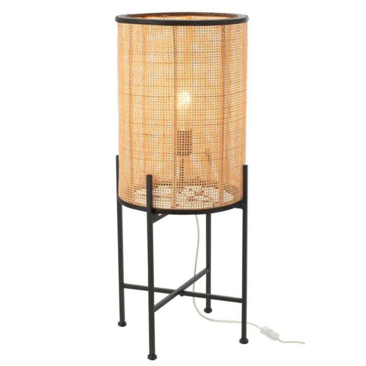 Paris Prix Lampadaire Déco en Bambou  Revy  77cm Naturel
