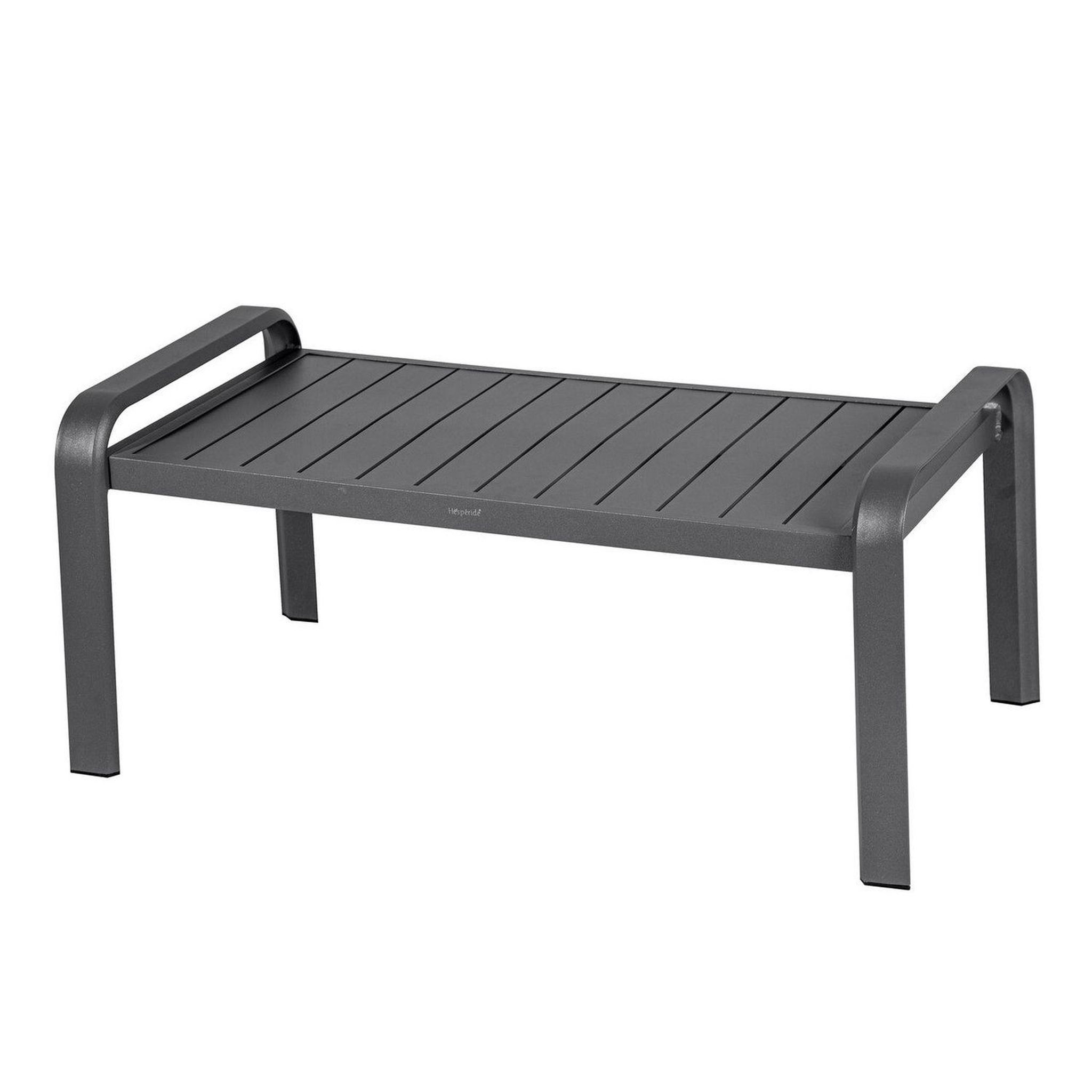 Voir la diapositive 5 : HESPERIDE Salon de jardin Elyn en aluminium et texaline
