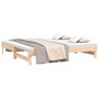 Voir la diapositive 3 : VIDAXL Lit coulissant 2x(75x190) cm Bois de pin massif