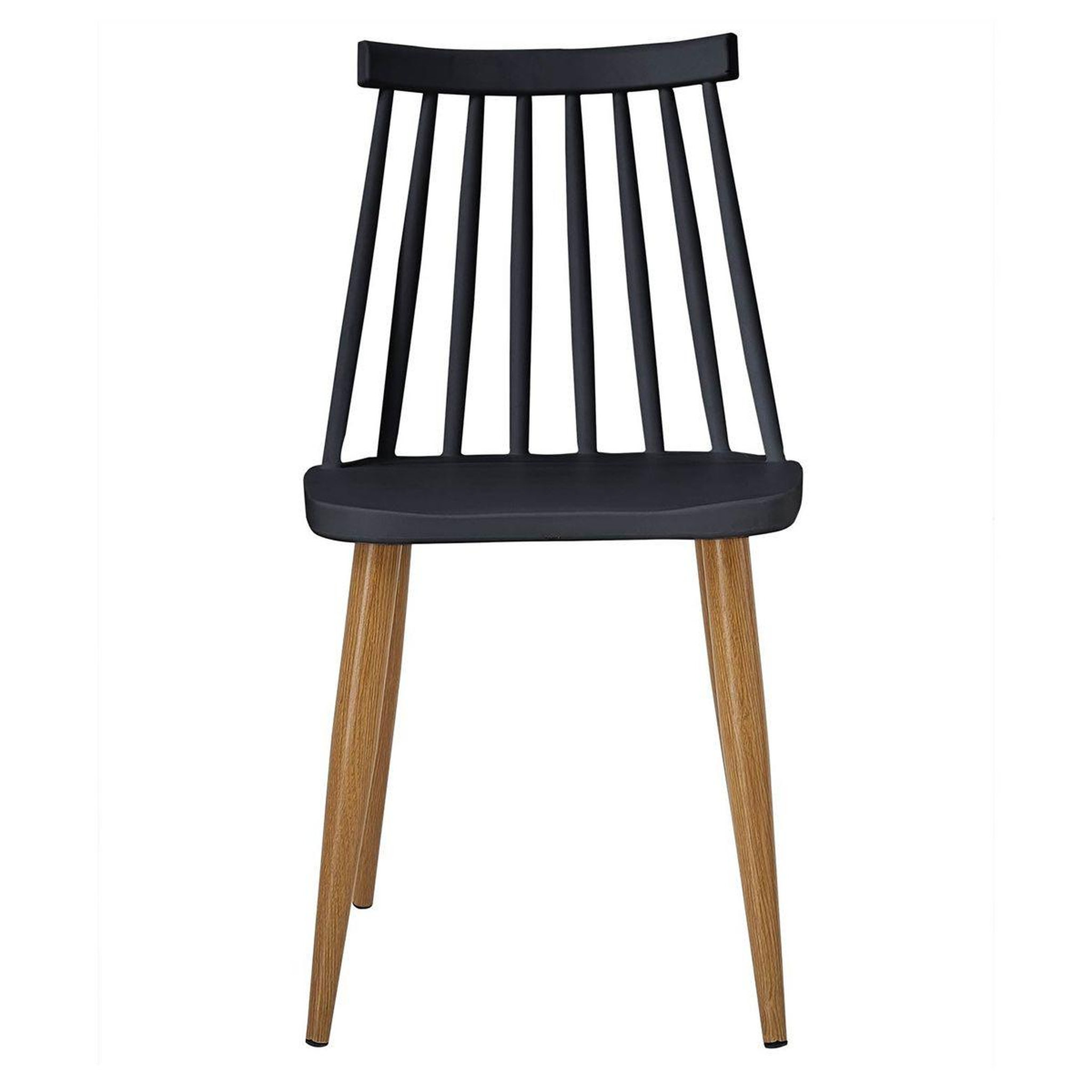 Voir la diapositive 3 : Paris Prix Lot de 2 chaises scandinaves  estelle  77cm noir