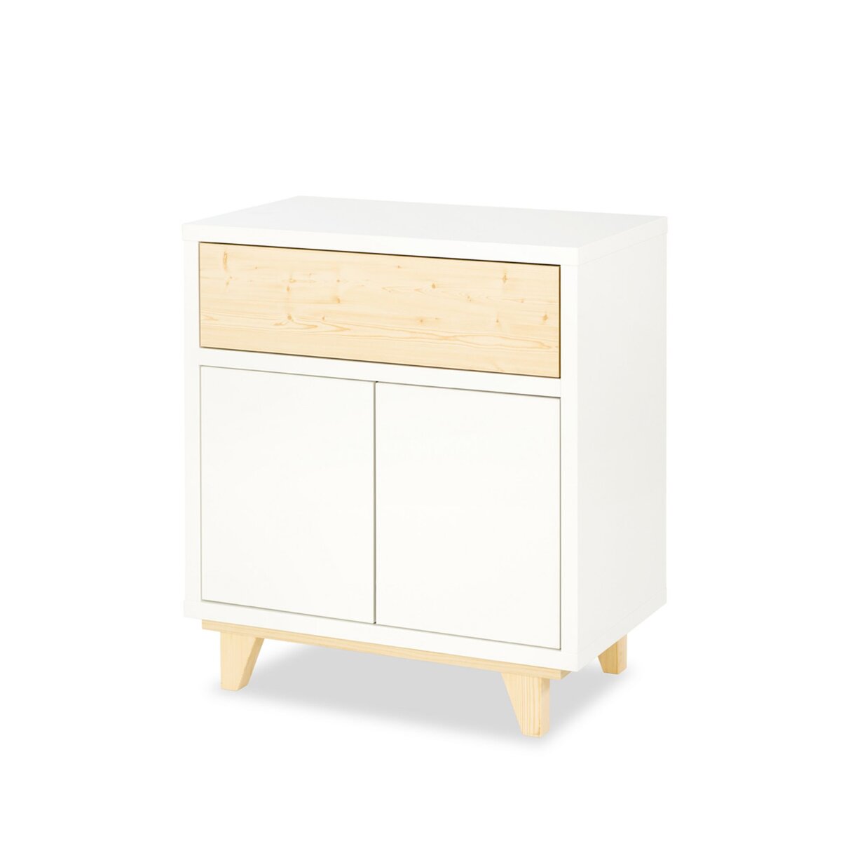 LITTLE SKY BY KLUPS Commode 2 portes LittleSky by Klups Lydia - Blanc