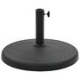 Voir la diapositive 2 : VIDAXL Socle rond de parasol Polyresine 19 kg Noir