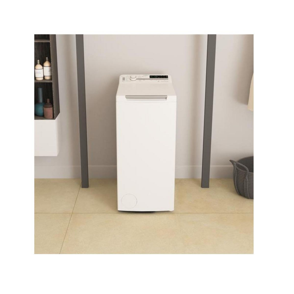 Whirlpool Lave-linge top 6kg 1200 tours/min blanc - TDLR6251BFR