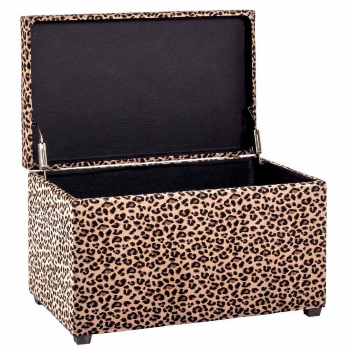 Paris Prix Coffre de Rangement  Motif Léopard  65cm Marron